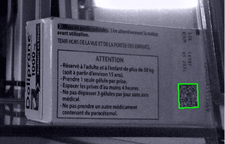 Interior image of Mekapharm Alpha Sorter using Viziotix's fast barcode scanner SDK to read barcode on pharma packs