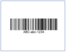 A barcode image with Blur that can be scanned by the Viziotix Barcode Scanner SDK for automation barcode scanning. Viziotix barcode reader SDK. Viziotix barcode decoder SDK.