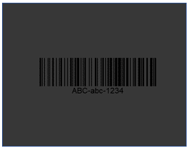 A barcode image with very low light levels scanned by the Viziotix barcode scanner SDK for automation barcode scanning. Viziotix barcode reader SDK. Viziotix barcode decoder SDK.