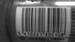 A blurred barcode on a drinks can. Viziotix barcode scanner sdk can scan blurred barcodes. Also known as Barcode Reader SDK or Barcode Decoder SDK.